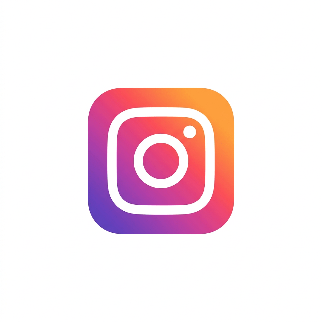 Single Instagram icon only, no background